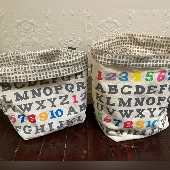 Two Fluf brand 100% organic cotton storage bags. One for $20 or Two for $30 - Picture 2 of 5